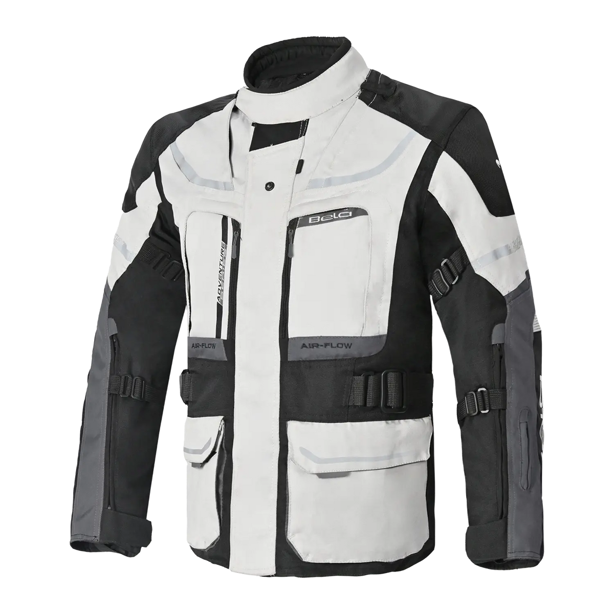 BELA - TRANSFORMER 3IN1 HOMBRE MOTO TEXTILE CHAQUETA ICE GRIS NEGRO
