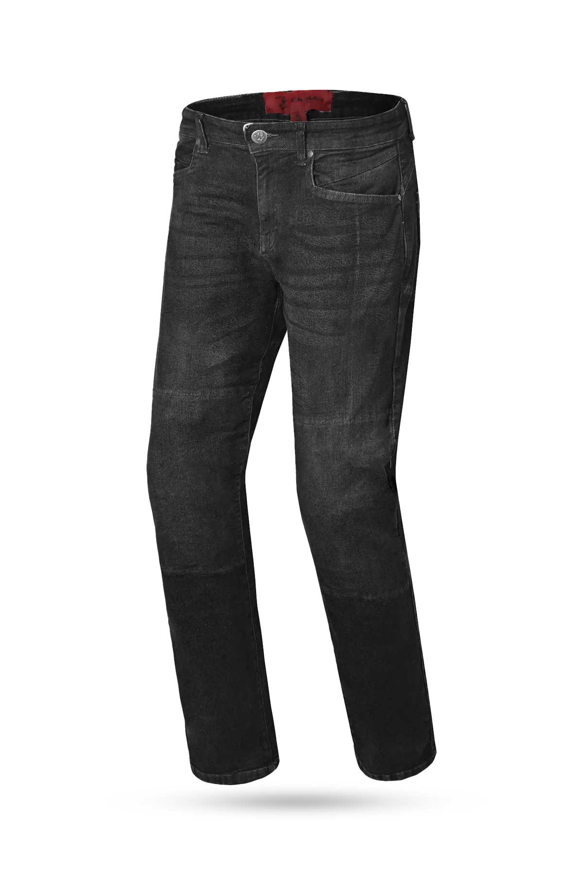 BELA tessuto Kevin Nero 34 cucitura interna Pantaloni 