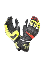 R-tech GP Racing  Guanti da corsa da uomo NERO/GIALLO 