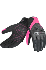 Bela - Guanto In Tessuto Star Lady Nero/rosa 