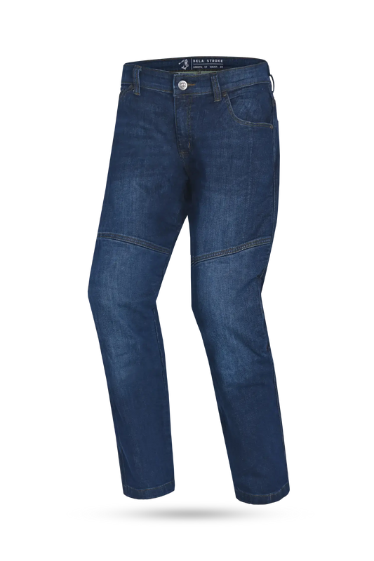 BELA Stroke Pantaloni Protettivi Moto Blu 