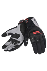 Shua - Sea Breeze Guantes Nero/Grigio/Rosso 