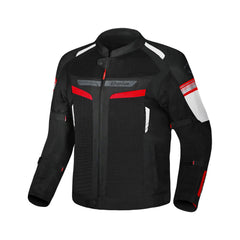 BELA SPRINTER GIACCA DI MOTO DUE STRATI TESSILE BAMBINI NERO ROSSO 