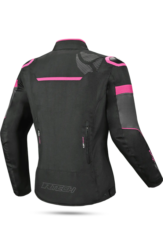 Pantalón corto R-Tech Knight Rider de tres capas, negro y fucsia. – Yamoto.it