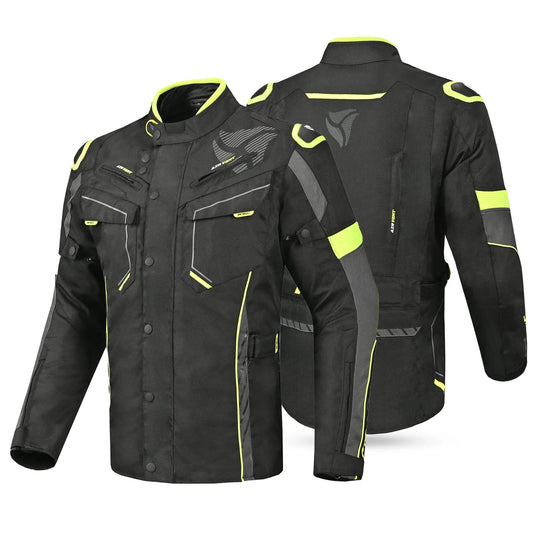 R-Tech Knight Rider Long Tre strati - Nero/Antracita/Giallo Flu 