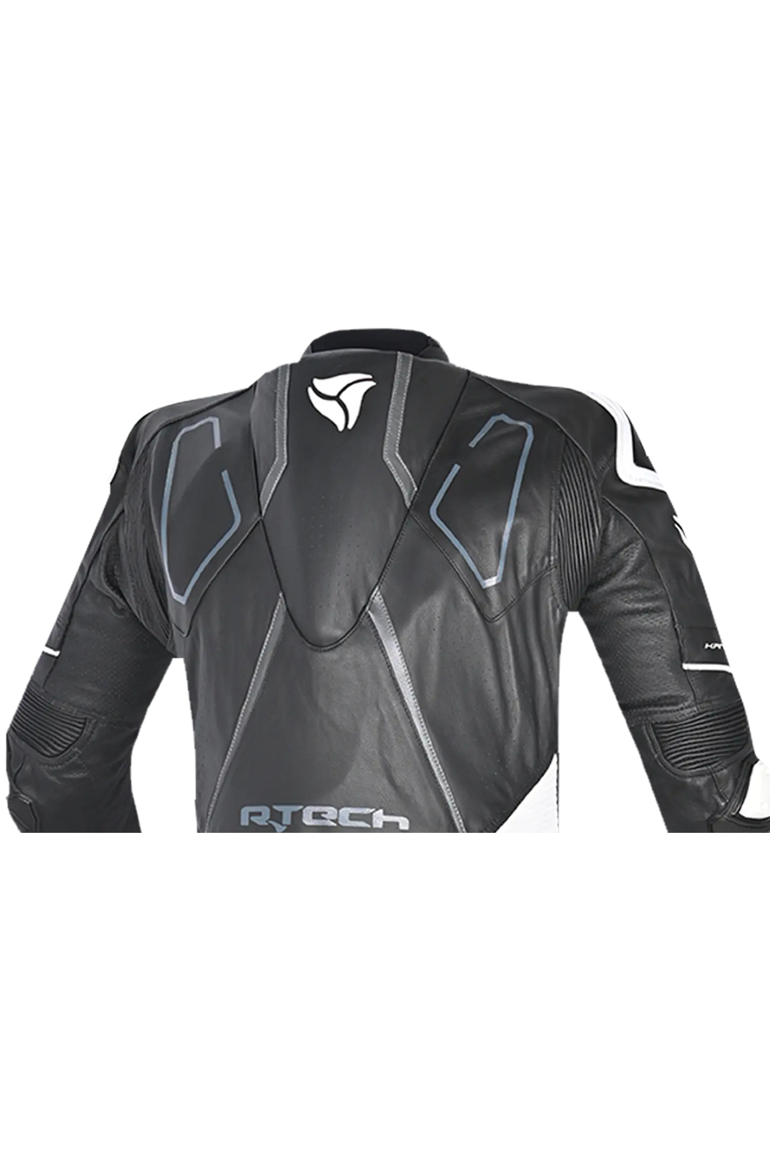 R-Tech Rising Star Kangaroo Mix Tuta Moto Intera Nero/Bianco 