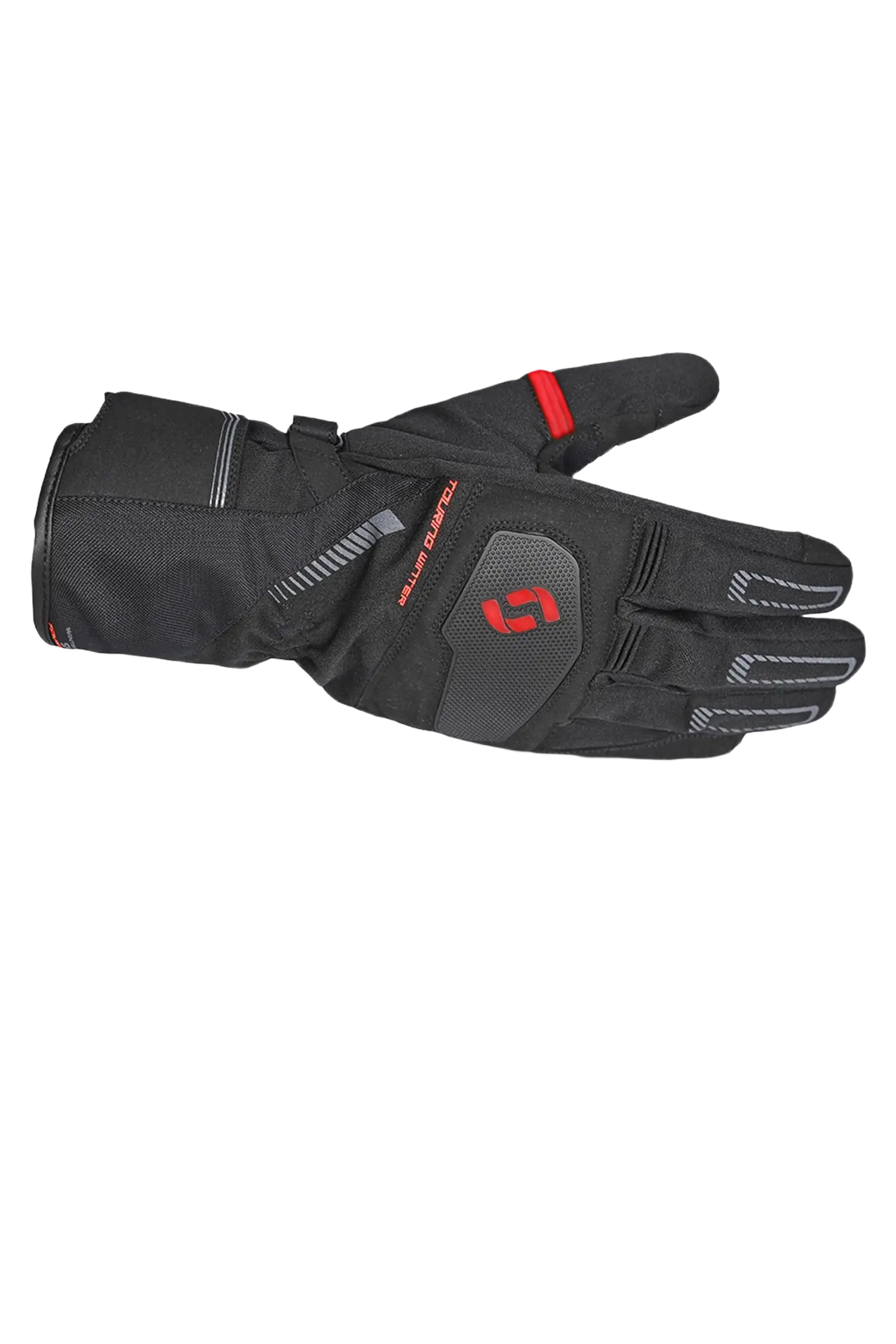 SHUA Snow Seal Winter Glove Nero Rosso 