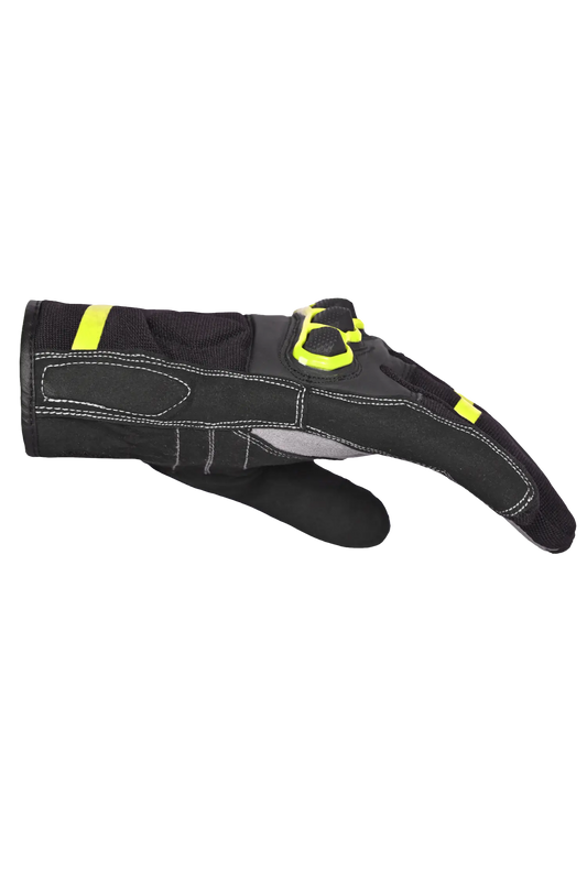 Bela Tracker Donna Guanti invernali da Moto Nero/Giallo 