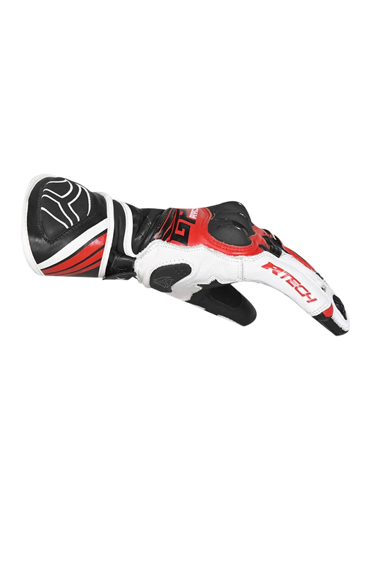 R-tech GP Racing  Guanti da corsa da uomo NERO/ROSSO 