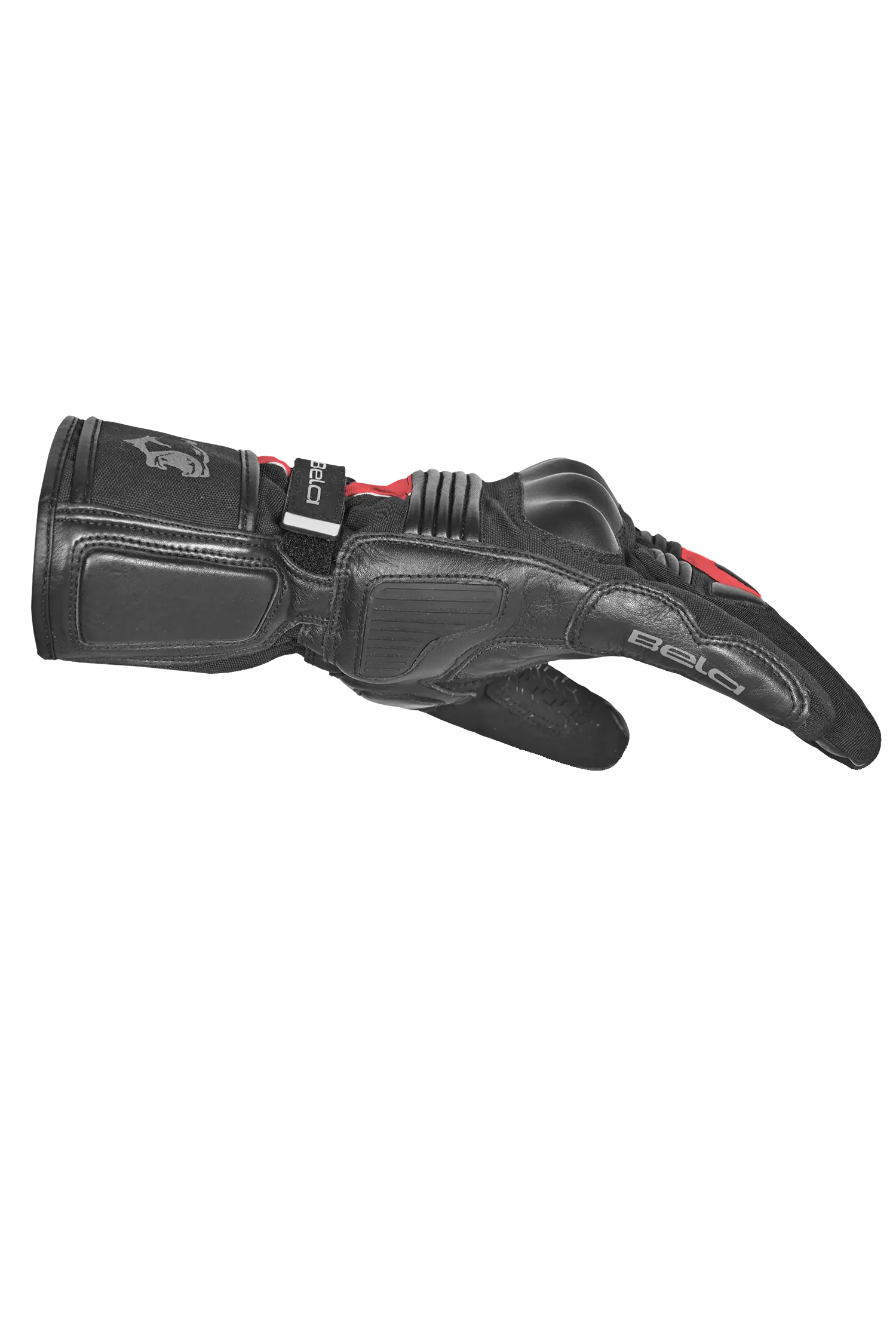 Bela Ice Winter WP Guanti Moto Nero/Rosso 