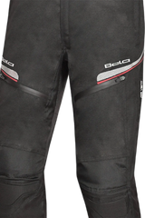 BELA - Pantaloni Calm Digger 30L in tessuto nero/rosso 