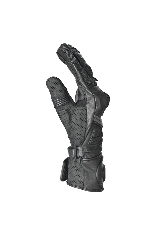 R-tech GP Racing  Guanti da corsa da uomo Neri Grigio 