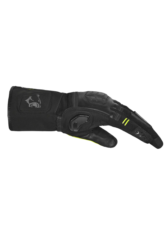 Bela Highway Donna Guanti invernali da Donna Nero Fluor giallo 