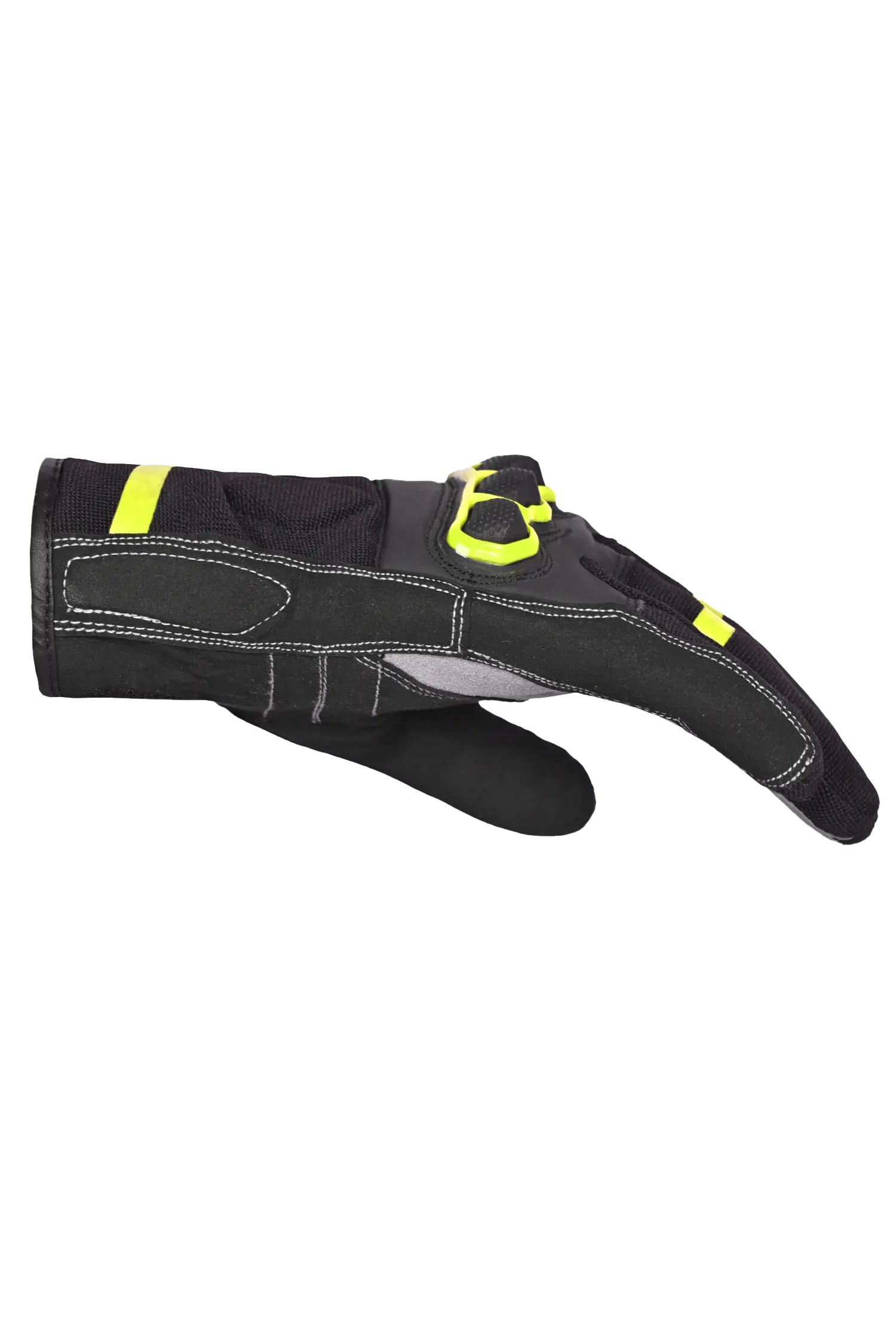 Bela Tracker Guanti invernali da Moto Uomo Nero/Giallo Fluor 