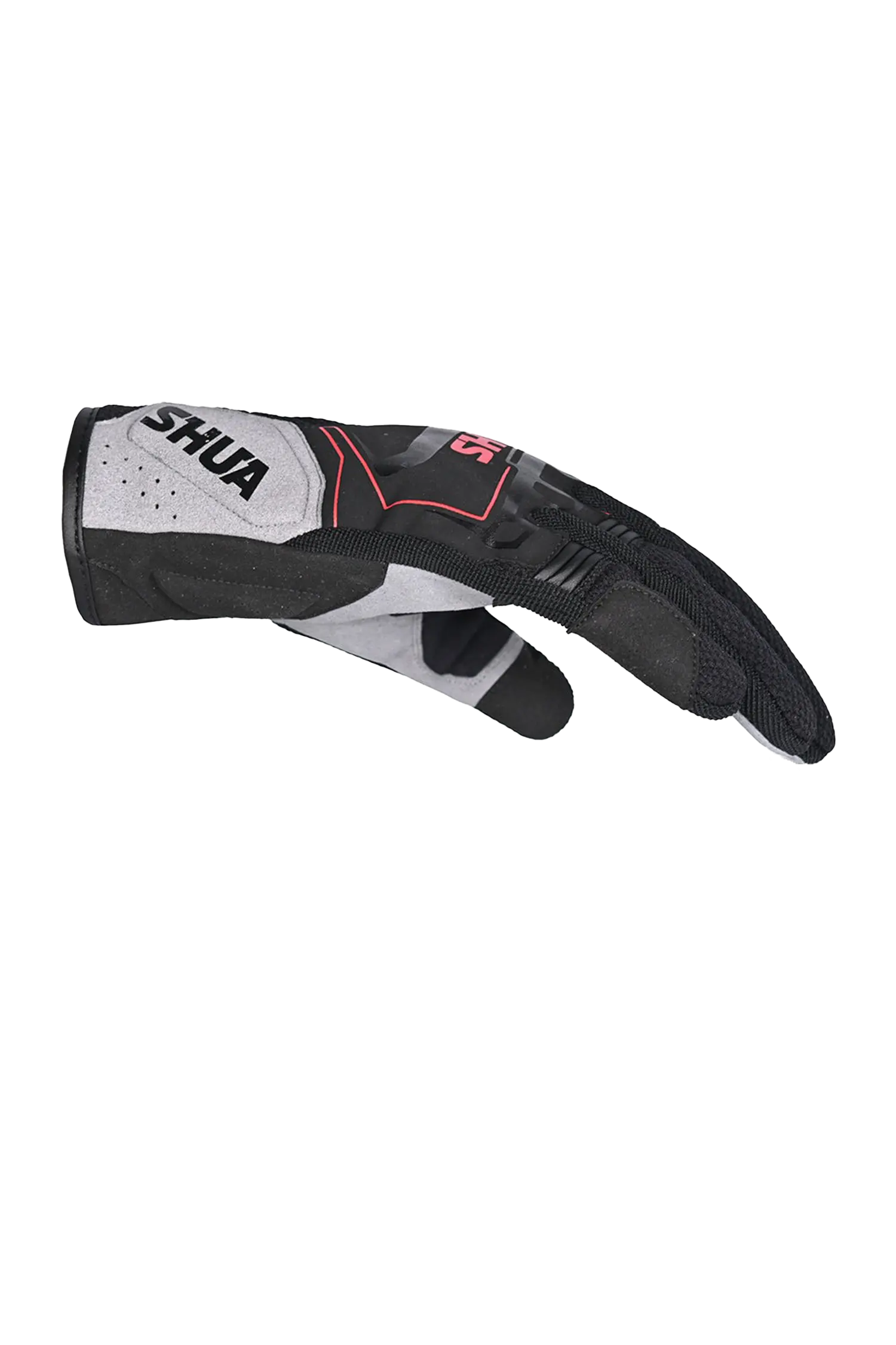 Shua - Sea Breeze Guantes Nero/Grigio/Rosso 