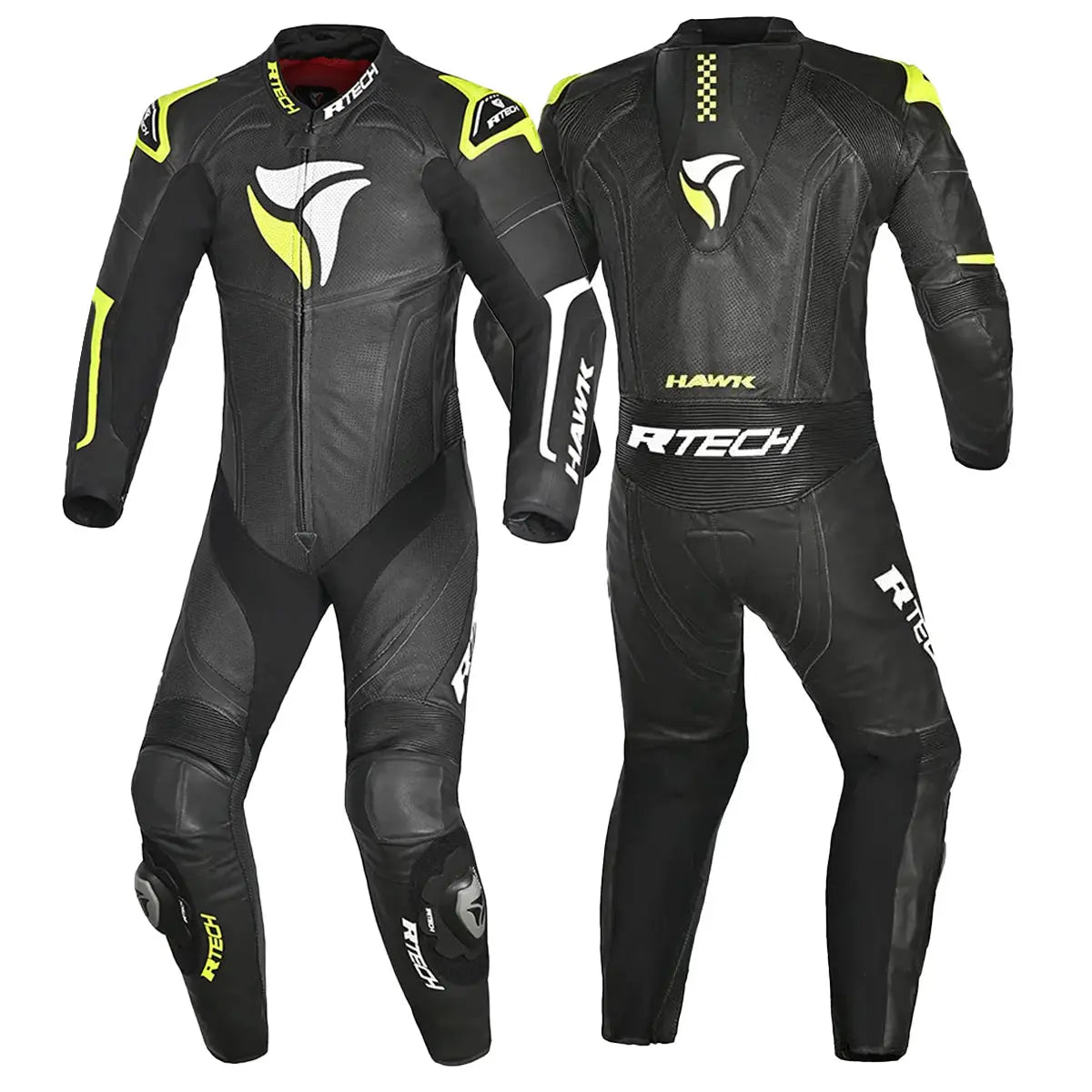 R-Tech Hawk 1 Pc Nero Giallo Fluor 