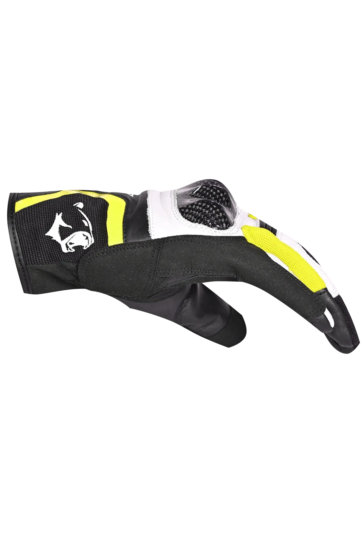 Bela - Guantes Piel Air Flow Lady Nero/blanco/amarillo 