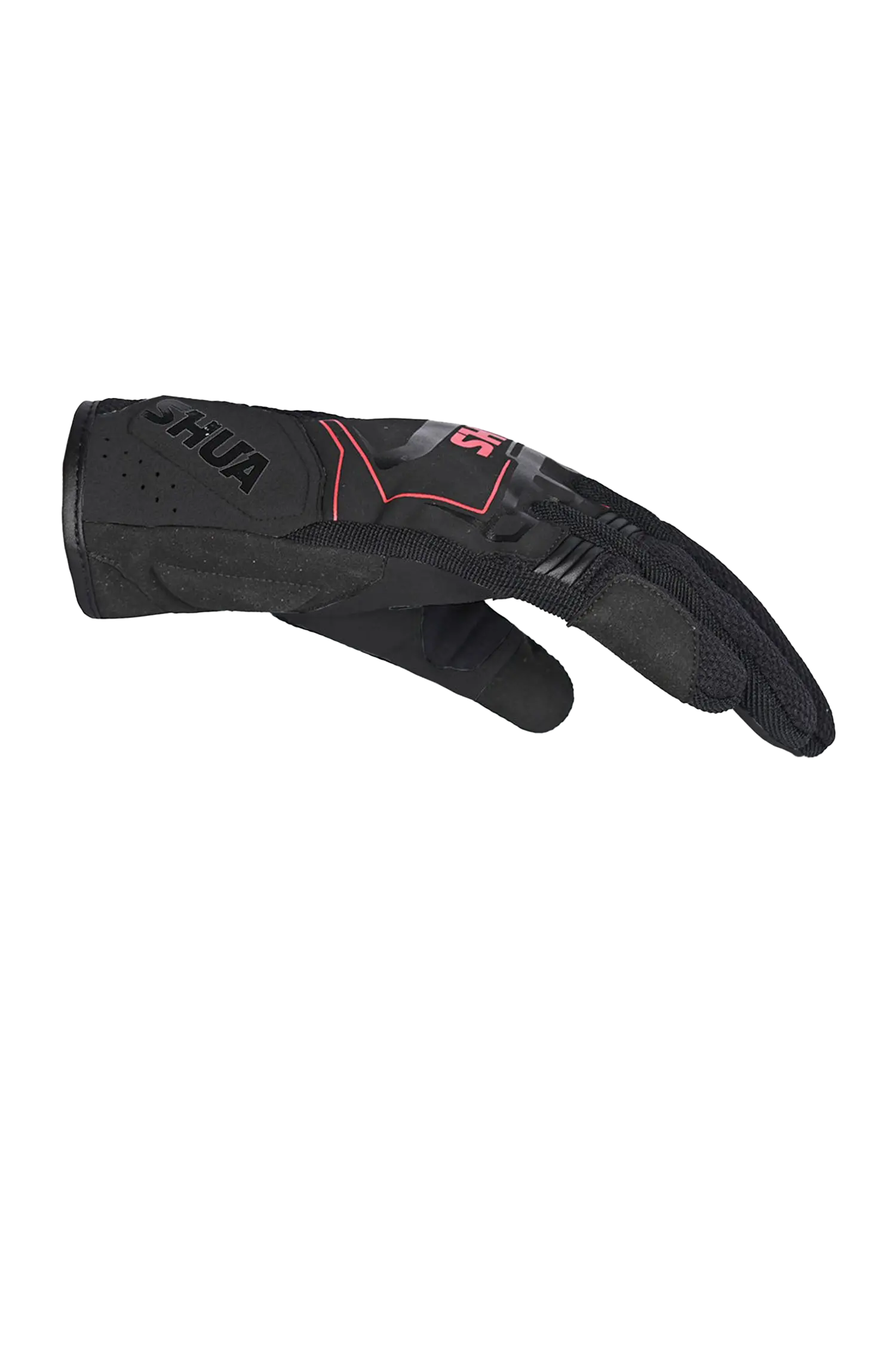 Shua - Sea Breeze Guantes Nero/Rosso 