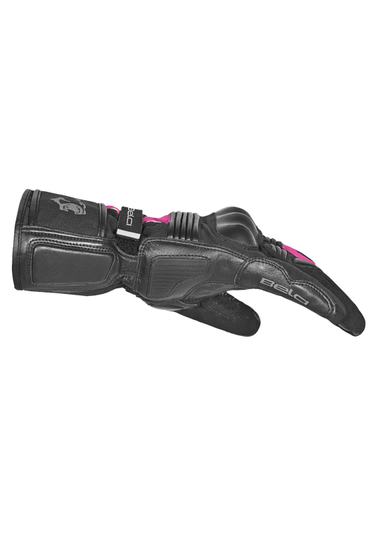 Bela Ice Winter WP Guanti Moto Donna Nero Rosa 