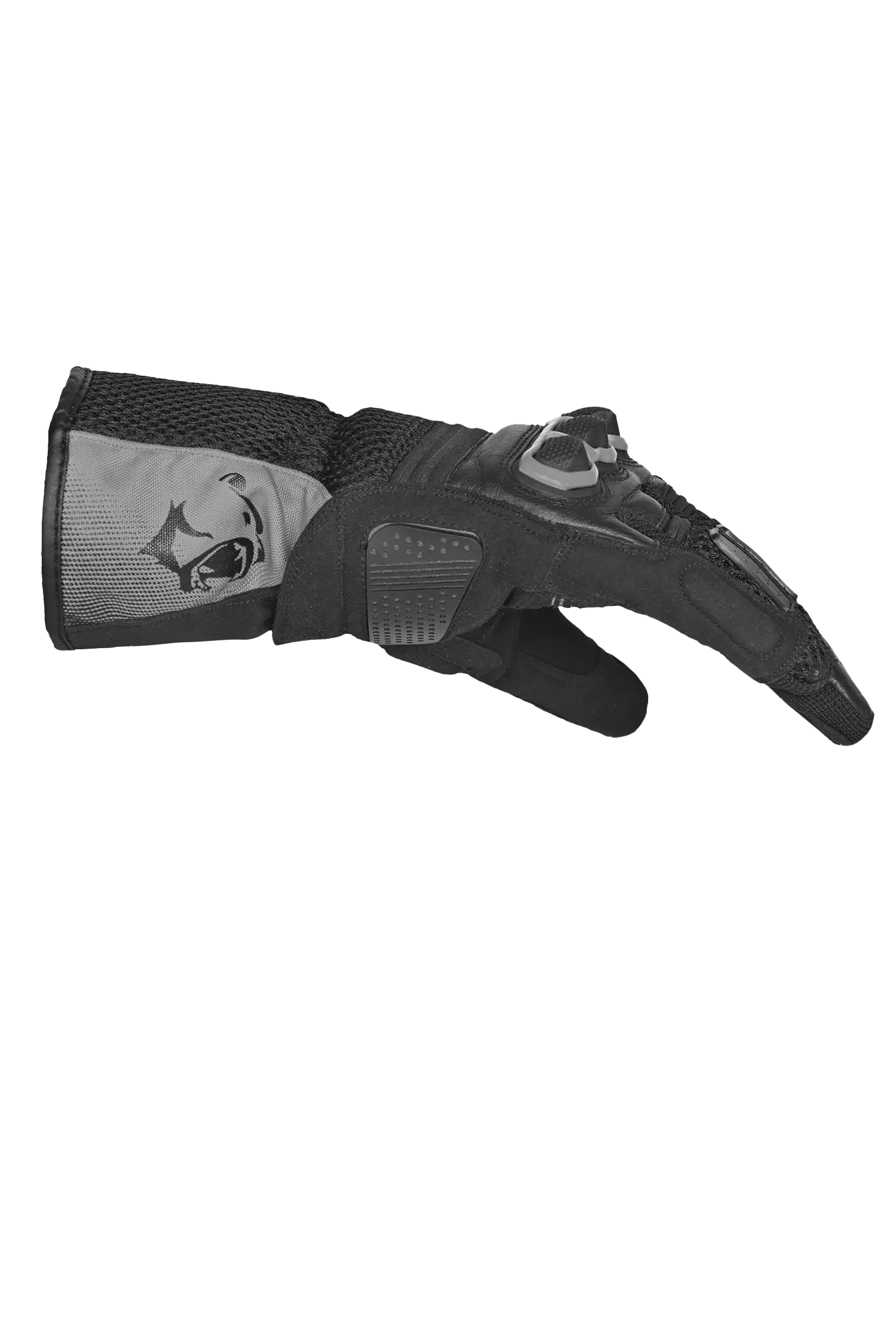 BELA Twix da Uomo Guanti Da Moto Neri Grigi 