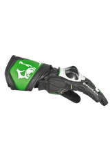 Bela Rocket Long Nero/verde Guanto da Motociclista 