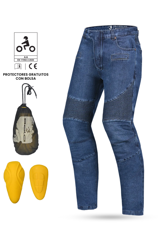 BELA trophy di Kevlar 34L interna cucitura Pantaloni blu 