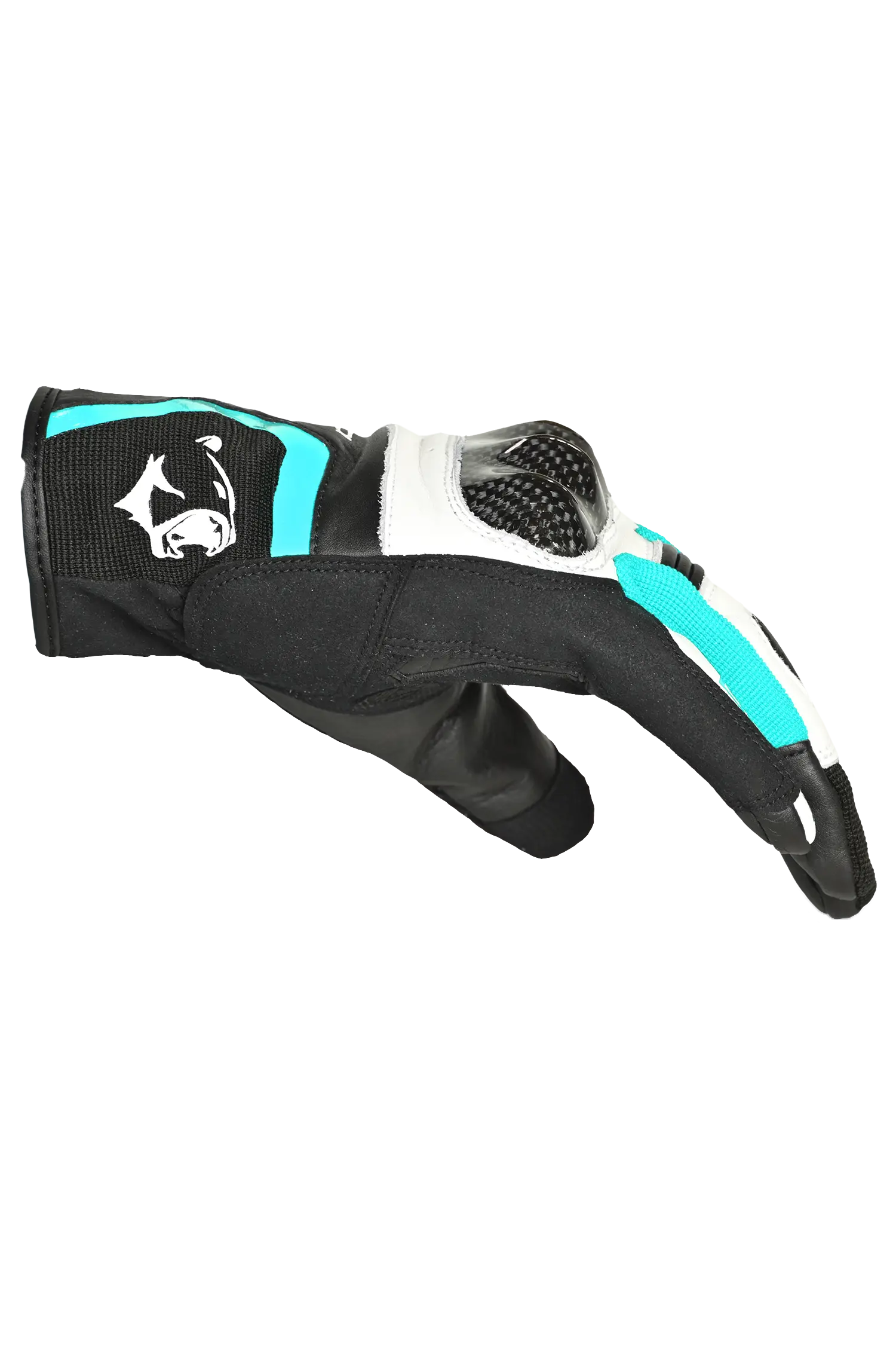 Bela Air Flow Donna Guanti moto estivi Nero / Terquise 