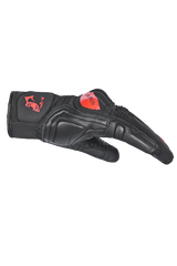 Bela Boom Donna WP Guanti invernali Nero Rosso 