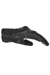 Bela Drift Donna Guanti Moto In Tessuto Nero Rosso 