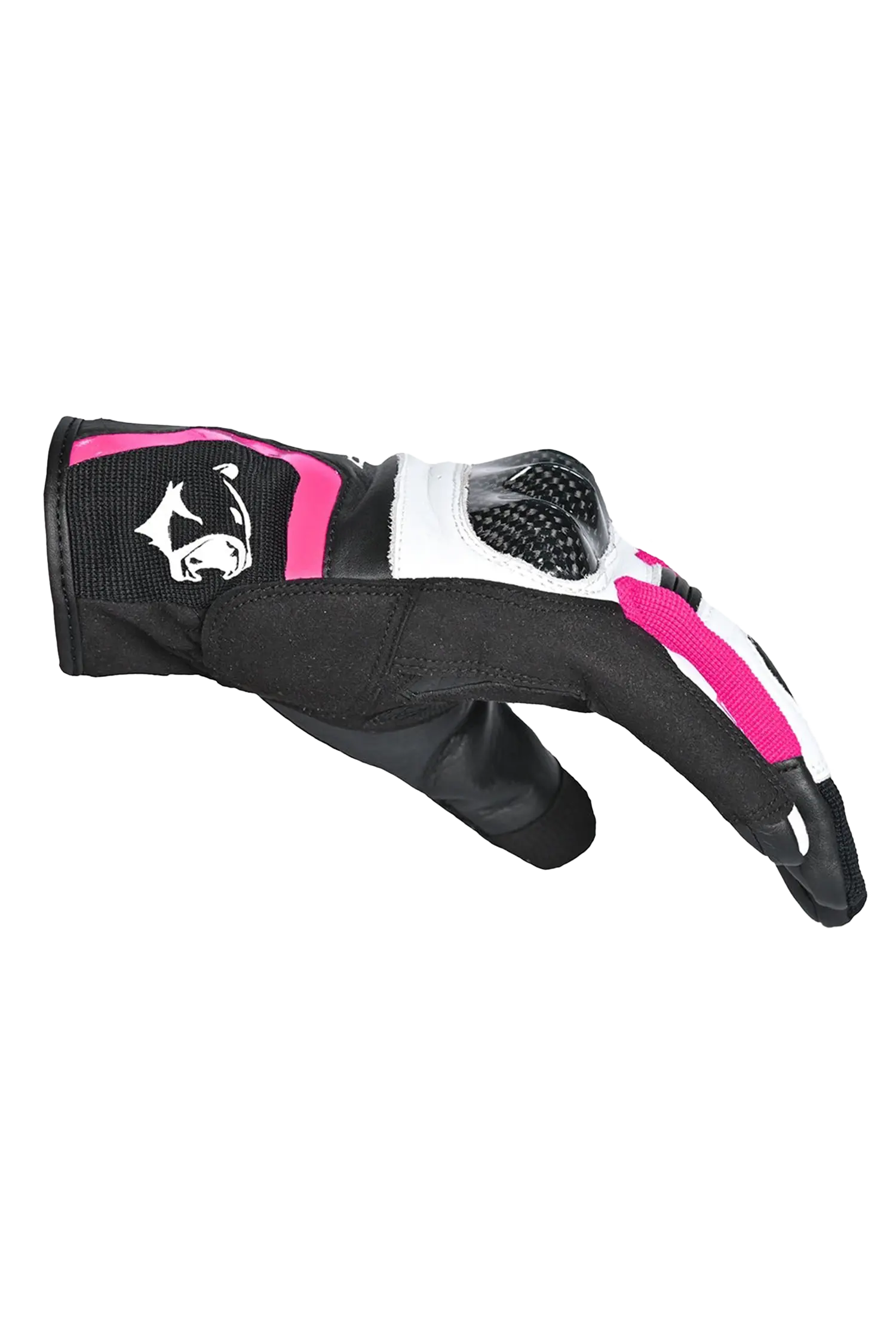 Bela Air Flow Donna Guanti moto estivi Nero Rosa 