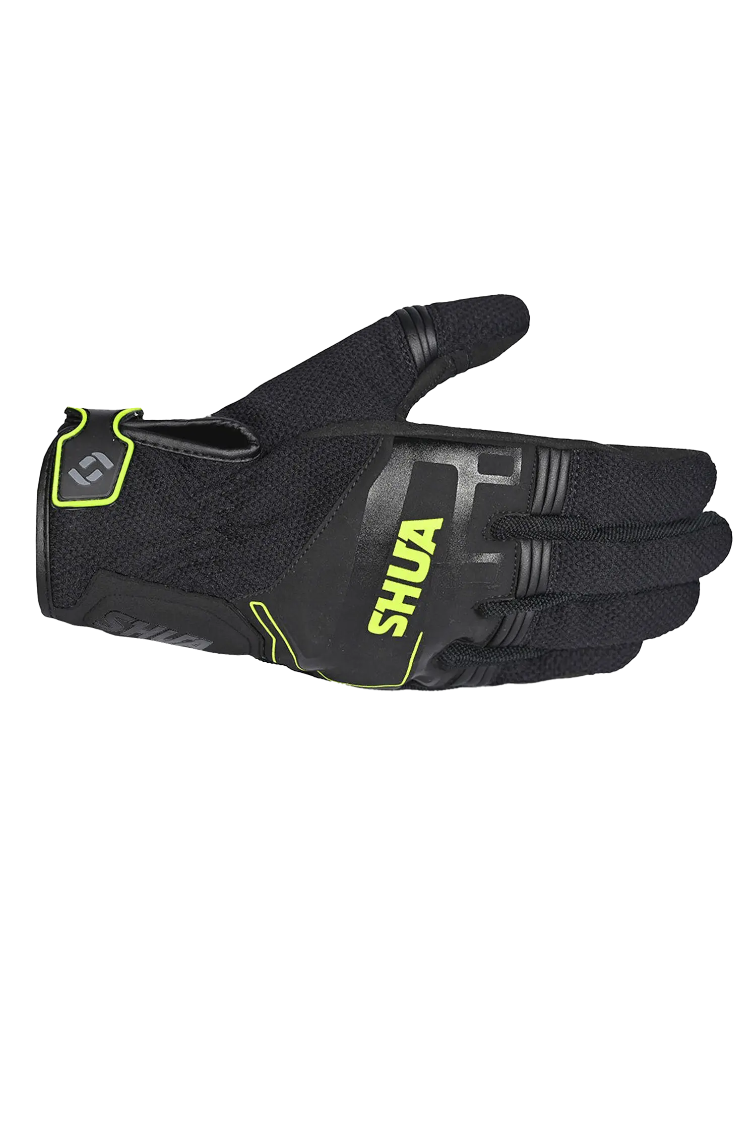 Shua - Sea Breeze Guantes Nero/F.Gialla 