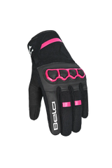 Bela Tracker Donna Guanti invernali da Moto Donna Nero/Rosa 