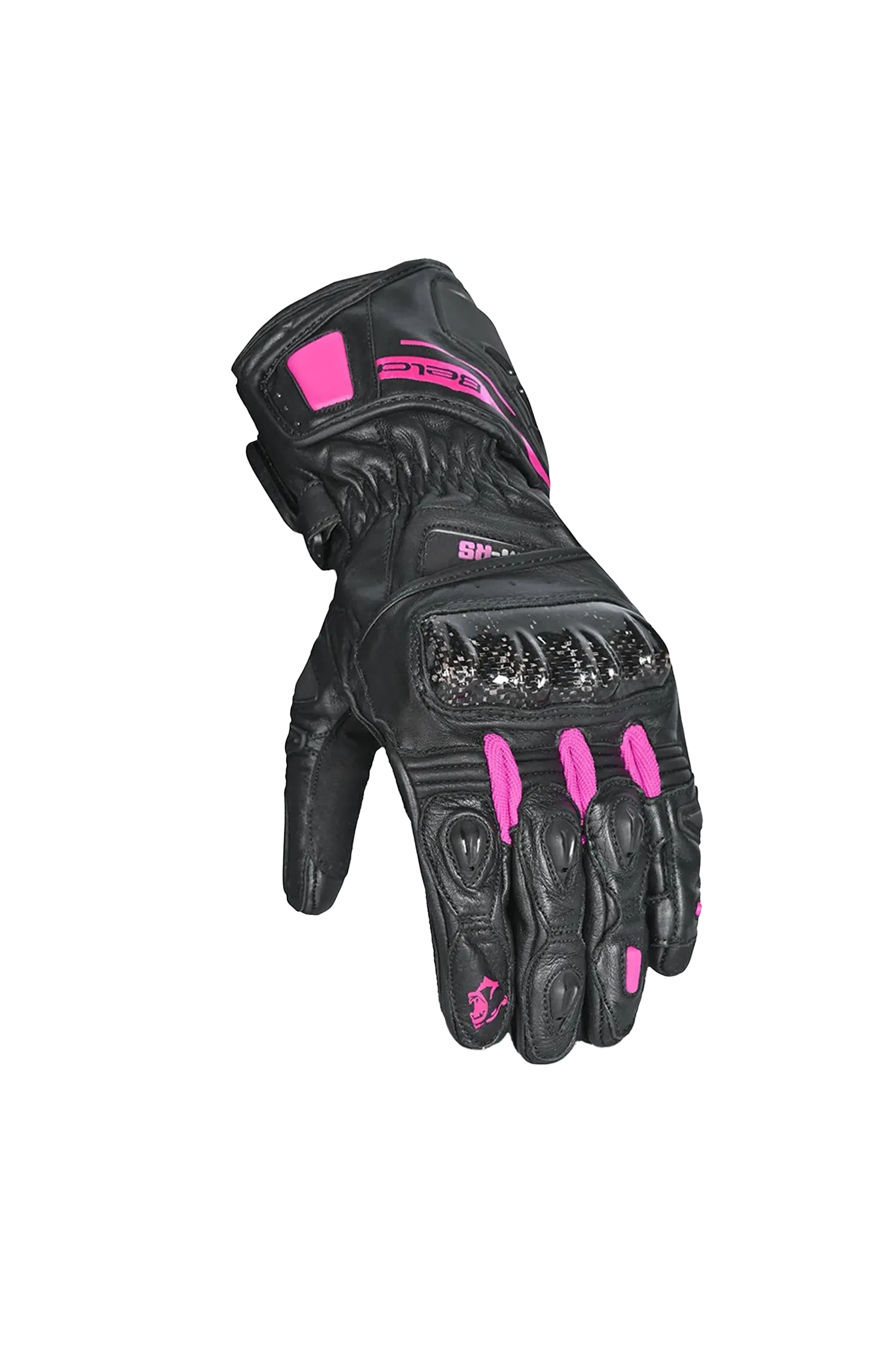Bela Venom RS Lady Guanti da corsa donna Nero/Rosa 
