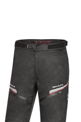 BELA - Pantaloni Calm Digger 30L in tessuto nero/rosso 