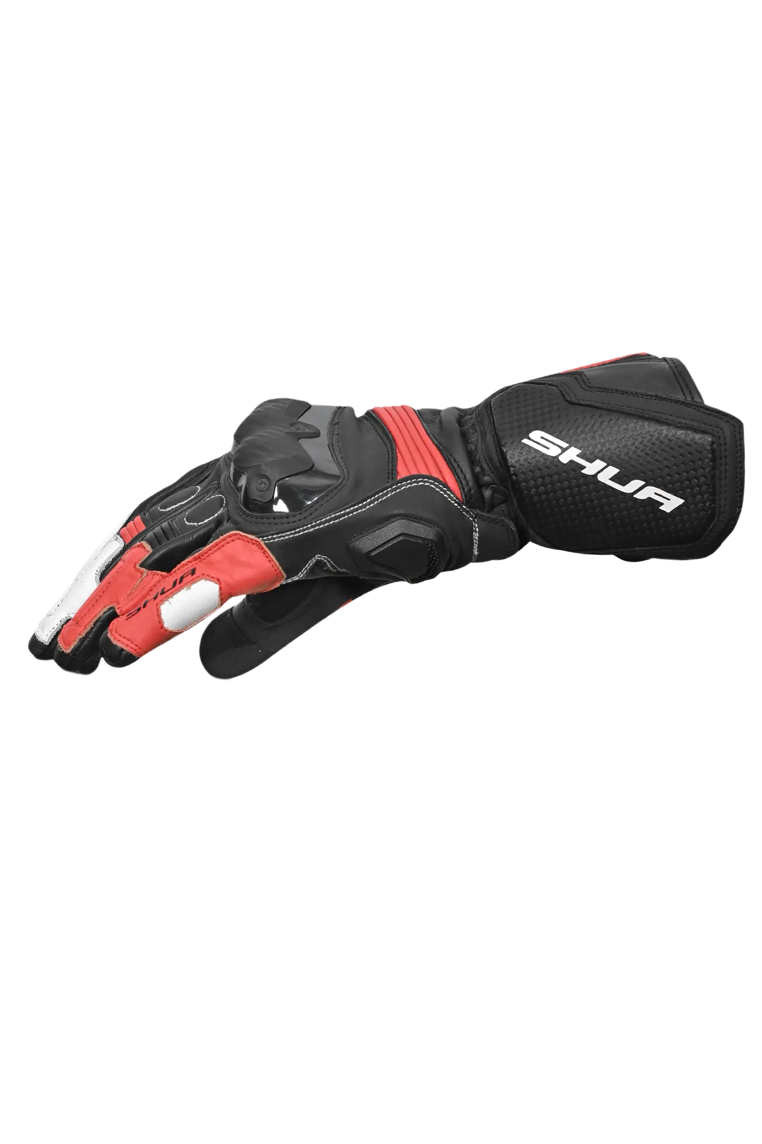Shua - Ranger Pro Guantes Negro Rojo Blanco 