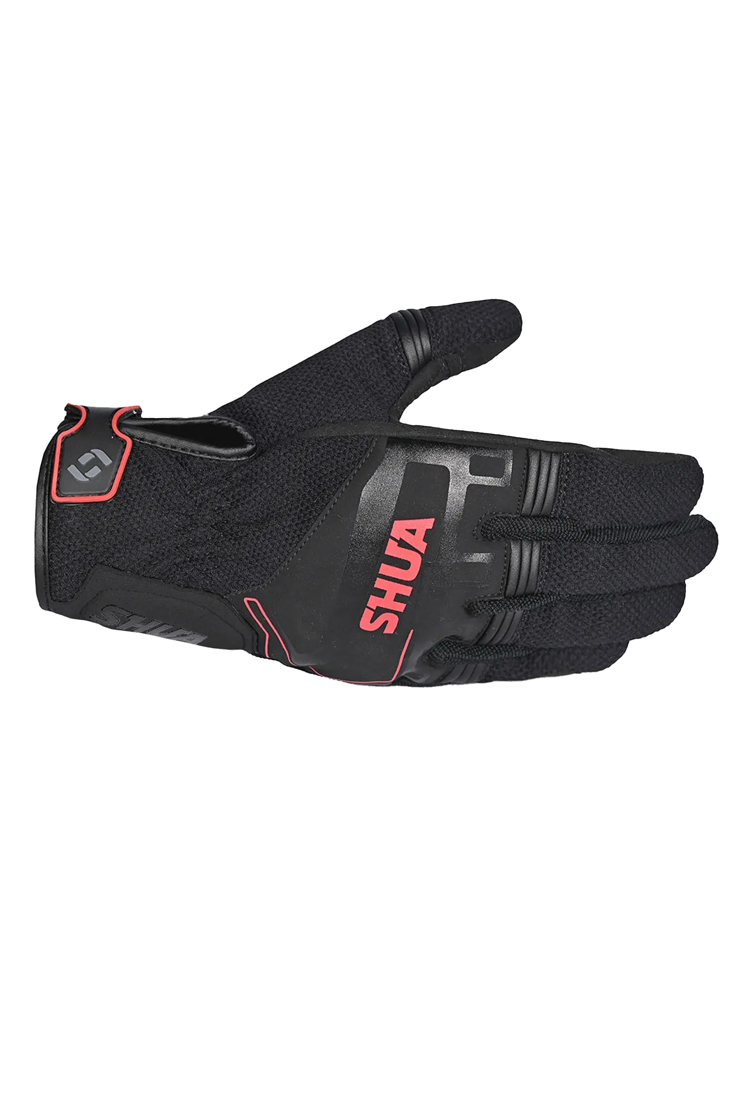 Shua - Sea Breeze Guantes Nero/Rosso 