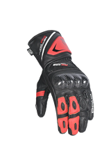 Bela Rocket Long Rosso/Nero Guanto moto da corsa 
