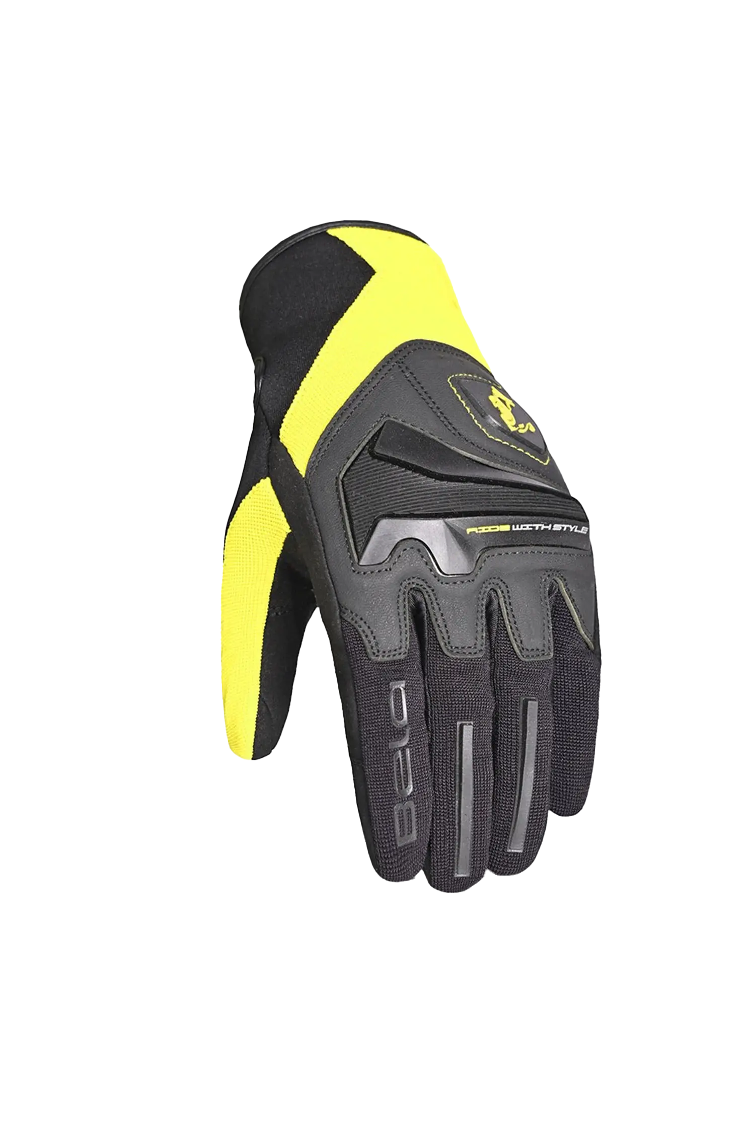 Bela Man Star Guanto Da Moto Giallo/Nero 