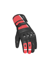 Bela Ice Winter WP Guanti Moto Nero/Rosso 
