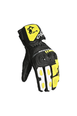 Bela Lemox Guanti per corsa nero/bianco/giallo 