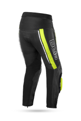 Bela Rocket Nero Giallo UOMO Pantalone (Pelle Di Canguro Mix) 