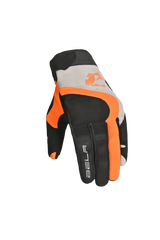 Bela Adventure Uomo Guanto Tessile Nero Arancio 
