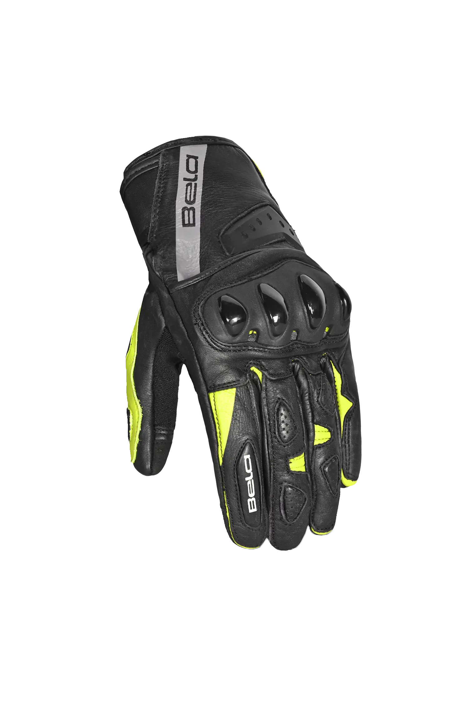 BELA Blast Guanti invernali pelle Nero/Giallo 