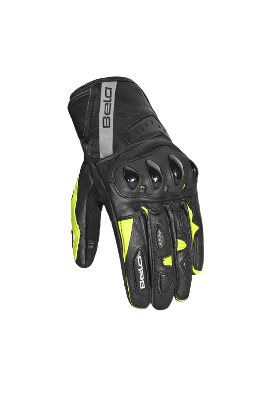 BELA Blast Guanti invernali pelle Nero/Giallo 