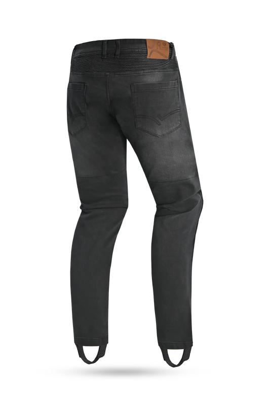 R-tech Valencia Omologato CE livello AA Jeanss UOMO Nero 34L 
