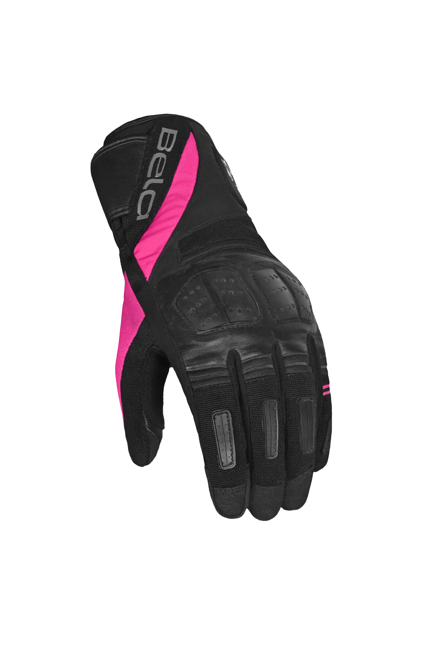 Bela Highway  Guanti invernali da Donna Nero/Rosa 