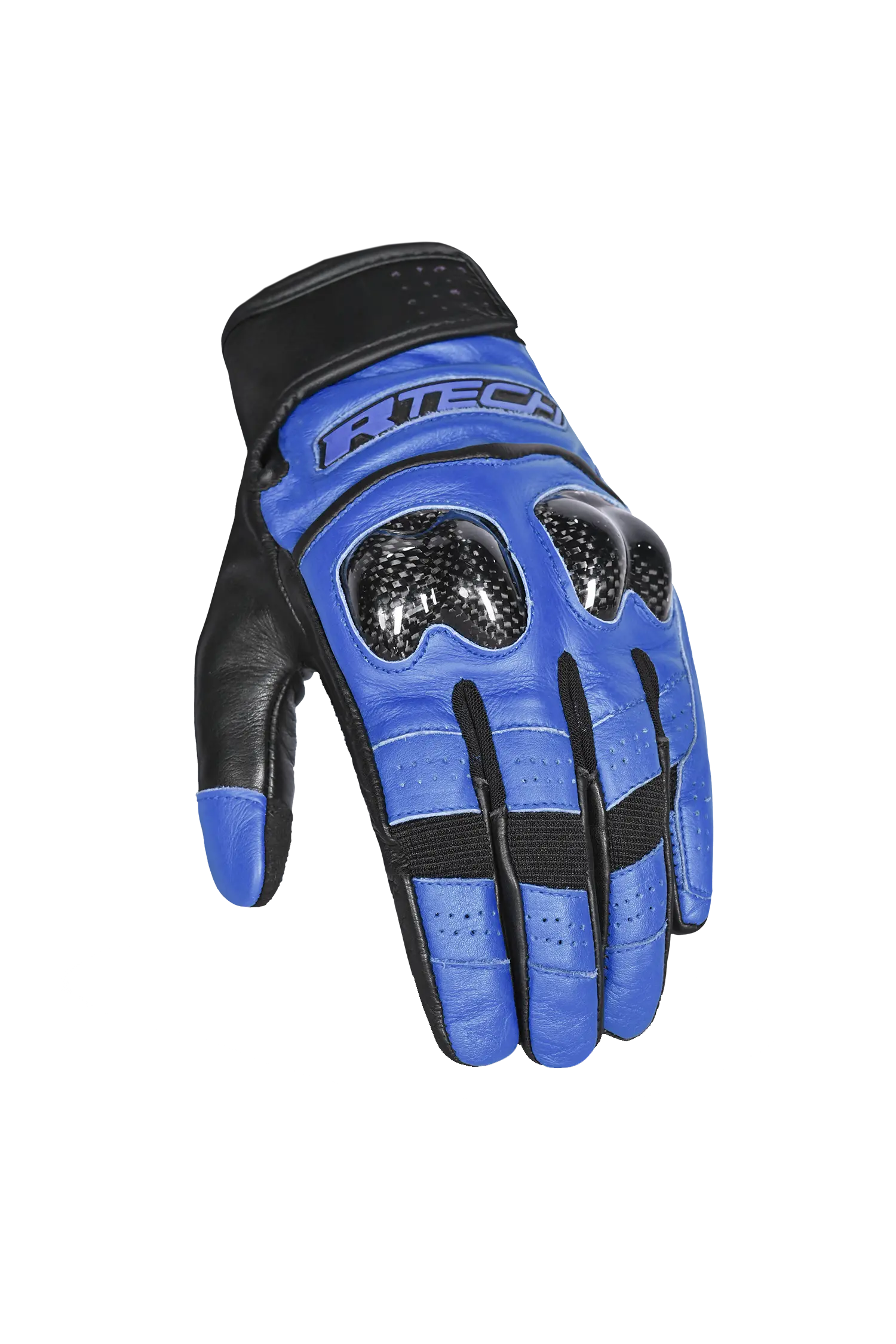 R-TECH Ghetto Falcon Guanti Da Moto Neri Blu 