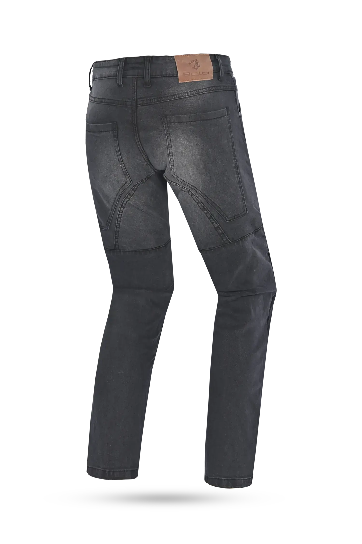 BELA Pantalon Rocker 30L Inseam Denim Jeans CE Nero 