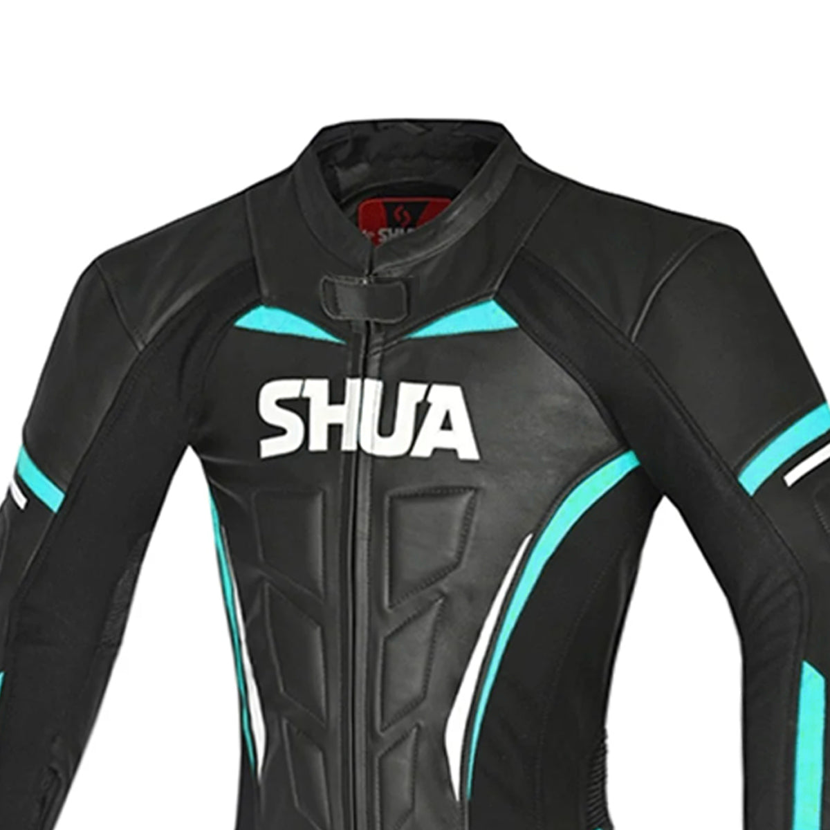 SHUA INFINITY TUTA DONNA 1PC NERO BIANCO  TURQUESA 