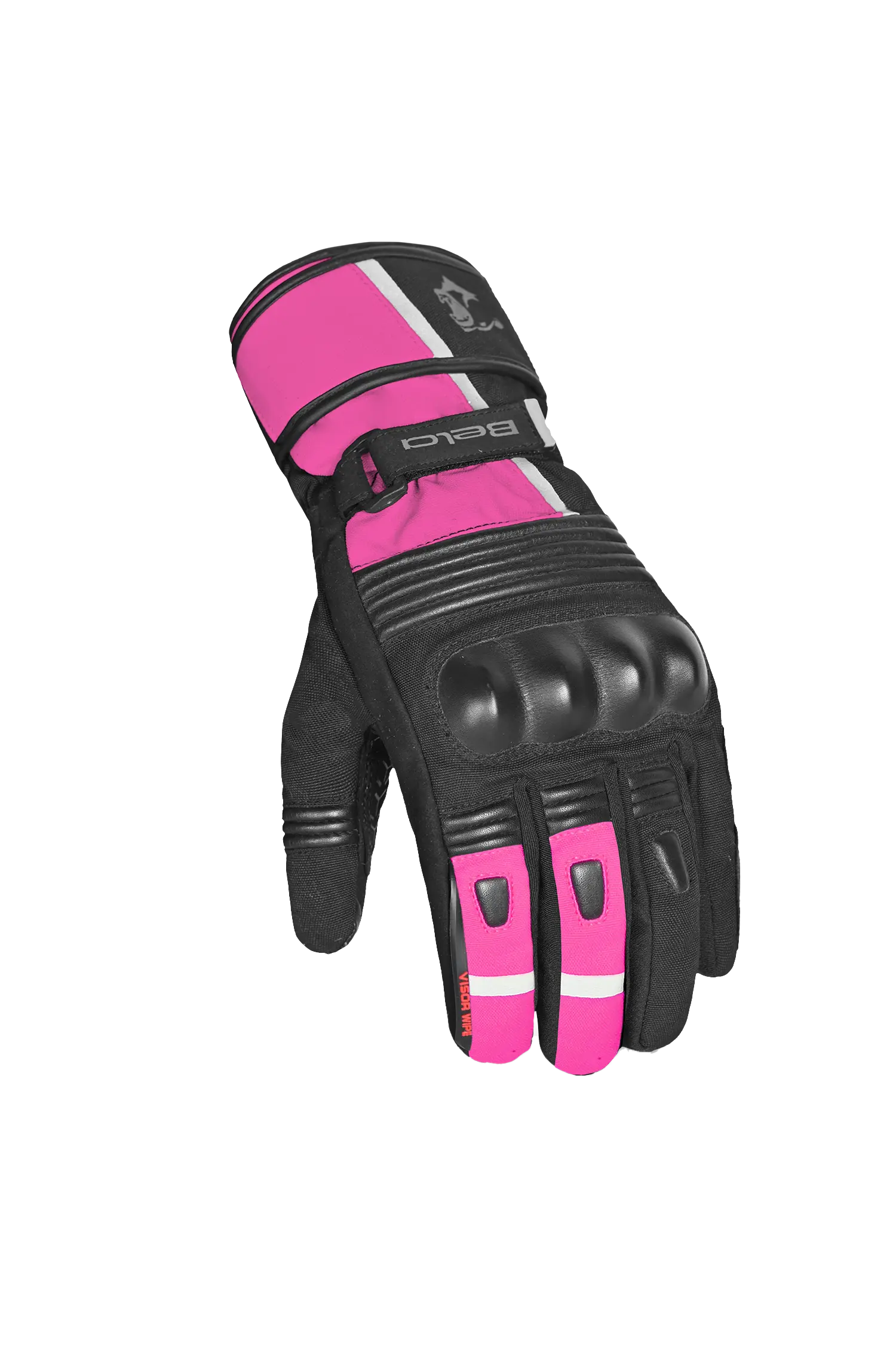 Bela Ice Winter WP Guanti Moto Donna Nero Rosa 